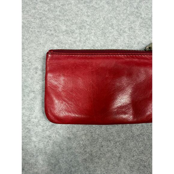 Fossil Red Leather Zipper Wallet - Picture 12 of 15